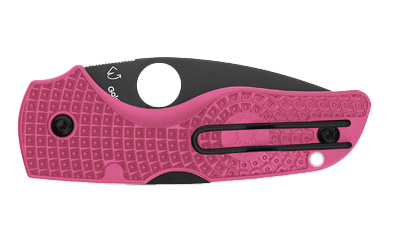 Spyderco Lil Native Lightweight, Folding Knife, 2.42" Drop Point Blade, 5.9" Overall Length, CTS BD1N Blade Steel, Plain Edge, DLC Finish, Black — photo 2