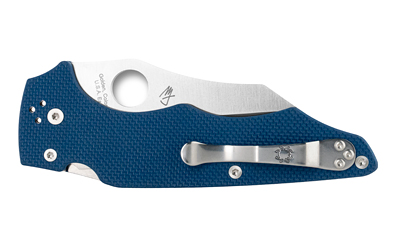 Spyderco YoJumbo, Folding Knife, 3.98" Wharncliffe Blade, 9.29" Overall Length, CMP SPY27 Blade Steel, Plain Edge, Satin Finish, Silver — photo 2