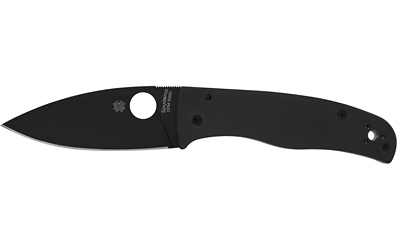 Spyderco Bodacious, Folding Knife, Plain Edge, Black G-10 Handle, Matte Finish, Black, 3.66" Blade Length, CPM-S30V Steel