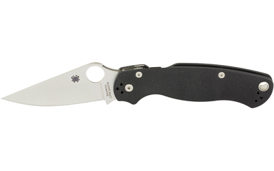 Spyderco Para Military 2, 3.42" Folding Knife, Plain Edge, CPM-S45VN Finish, Black G10 Handle