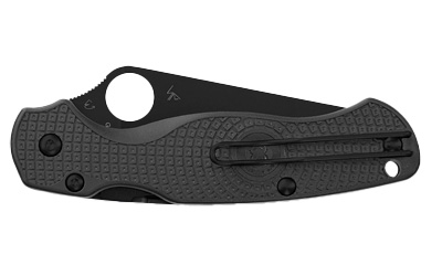 Spyderco Para Military 2 Lightweight, Folding Knife, 3.47" Clip Point Blade, 8.29" Overall Length, CTS BD1N Blade Steel, Plain Edge, DLC Finish — photo 2