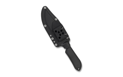 Spyderco Street Bowie, 5" Fixed Blade Knife, Plain Edge, VG10/Black Blade, Kraton Handle, Includes Sheath and G-Clip — photo 2