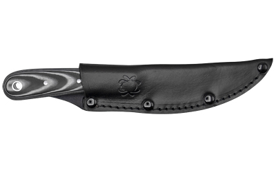 Spyderco Bow River, 4.36" Fixed Blade Knife, Black/White G10, Includes Sheath — photo 2