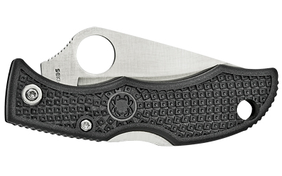 Spyderco Ladybug 3, 1.94" Folding Knife, VG-10, Plain, Clip Point, Circle Thumb Hole, Black FRN, Box — photo 2