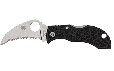Spyderco Manbug Hawkbill, Folding Knife, 1.84" Hawkbill Blade, SpyderEdge, VG-10 Blade Steel, 4.31" Overall Length, Back Lock, Satin Finish
