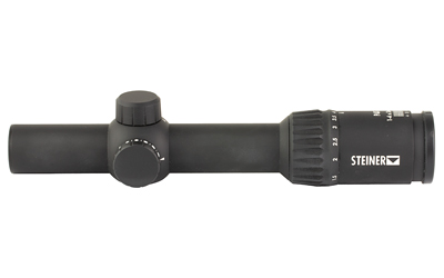 Steiner P4Xi, Rifle Scope, 1-4X, 24mm Objective, 30mm Tube Diameter, 1/4 MOA, Second Focal Plane, Matte Finish, Black — photo 3