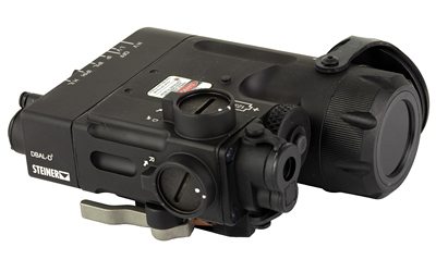 Steiner DBAL-D2, IR Light w/laser, Fits Picatinny, Co-Aligned Green and IR Laser, IR LED Illuminator, Black