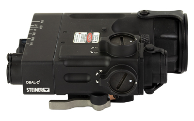 Steiner DBAL-D2, IR Light w/laser, Fits Picatinny, Co-Aligned Green and IR Laser, IR LED Illuminator, Black — photo 3