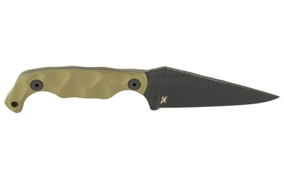 Stroup Knives Bravo 5, Fixed Blade Knife, 3.5" Wharncliffe Blade, 7.75" Overall Length, 1095 High Carbon Blade Steel, Plain Edge, Acid Etched Finish — photo 2