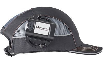 Streamlight SL- SideSaddle USB, Rechargeable Hat/Helmet Light, 400 Lumens, 4,250 Candela, Black, Includes Hat Mount and USB-C Charging Cable — photo 2