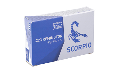 STV Technology Scorpio Ammo, 223 Remington, 55 Grain, Full Metal Jacket, 20 Round Box — photo 2
