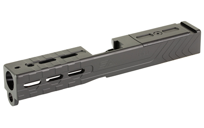 Sylvan Arms Custom Slide, Trijicon RMR Slide Cut, Fits Glock 19 GEN3, DLC Finish, Black, Includes RMR Cover/Adapter Plate — photo 3