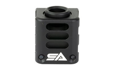 Sylvan Arms Compensator, 9MM, Fits GLOCK, Threaded 1/2x28, Anodized Finish, Black