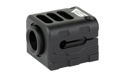 Sylvan Arms Compensator, 9MM, Fits GLOCK, Threaded 1/2x28, Anodized Finish, Black — photo 3