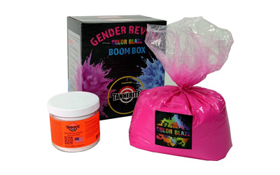 Tannerite Gender Reveal Kit Target, 1 Pound Target, 10 Pounds Color Blaze Powder, Pink Color — photo 3