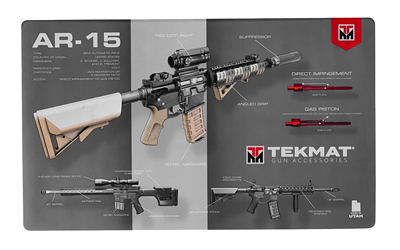 TekMat Door Mat, Weapons Platform, AR-15, 25"x42", Black — photo 2