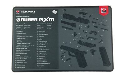 TekMat Tekmat for Ruger RXM, Cleaning Mat, Black