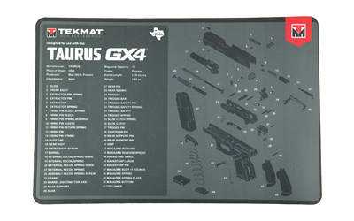 TekMat Tekmat for Taurus GX4, Cleaning Mat, Black