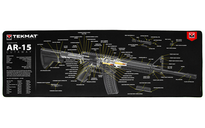 TekMat AR-15 Cutaway Ultra Premium Gun Cleaning Mat, Includes Small Microfiber TekTowel, Packed In Tube — photo 2