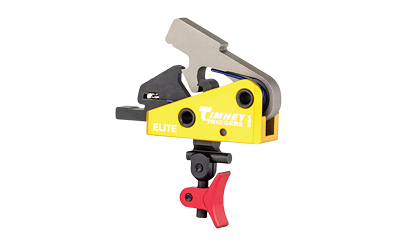 Timney Triggers AR Calvin Elite Trigger, 1.5lb Pull Weight, Adjustable Shoe, Red Finish — photo 3