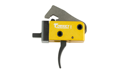 Timney Triggers Trigger, 3LB Pull Weight, Curved Shoe, Fits AR PCC, Not Adjustable, Black Finish — photo 2