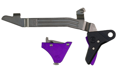 Timney Triggers Timney Triggers, Alpha Competition Trigger, Anodized Finish, Purple, Fits GLOCK Gen 5 - G17, G19, G34