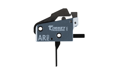 Timney Triggers AR PRO, 2 Stage, Drop In Trigger, Fits Milspec AR15, Anodized 6061 Aluminum Housing, Black Oxide Finish on Trigger Shoe