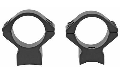 Talley Manufacturing Light Weight Ring/Base Combo, 1" Low, Black Finish, Alloy, Fits Savage Round Receiver w/ Accutrigger, A17, A22, Remington 783