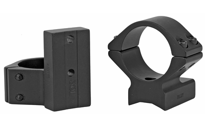 Talley Manufacturing Light Weight Ring/Base Combo, 1" Low, Black Finish, Alloy, Fits Savage Round Receiver w/ Accutrigger, A17, A22, Remington 783 — photo 2