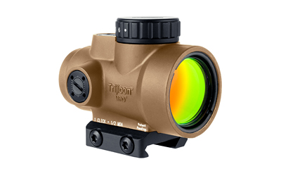 Trijicon MRO SD, Green Dot, 25mm Objective, 2 MOA Dot, Anodized Finish, Coyote Brown, Low Mount — photo 2