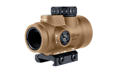 Trijicon MRO SD, Green Dot, 25mm Objective, 2 MOA Dot, Anodized Finish, Coyote Brown, Low Mount — photo 3