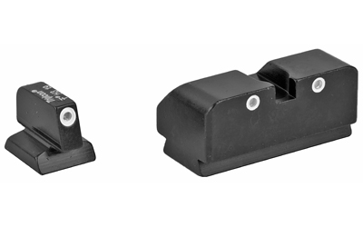 Trijicon Tritium Night Sight, Fits Desert Eagle, Will Not Fit the USA Made Barrels with 8 Slot Accessory Rail, Green/Green, 3 Dot — photo 2