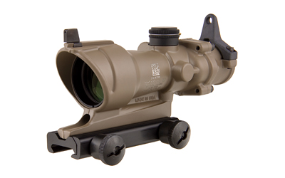 Trijicon ACOG Rifle Scope, 4X 32, Amber Crosshair .223 Reticle, Center Illuminated, w/BUIS & TA51 Mount-CK-FDE, Dark Earth — photo 2