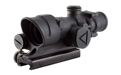 Trijicon ACOG Rifle Scope, 4X32 LED, Red Crosshair .223 Ballistic Reticle, Includes TA51 Flat Top Adapter, Matte Finish