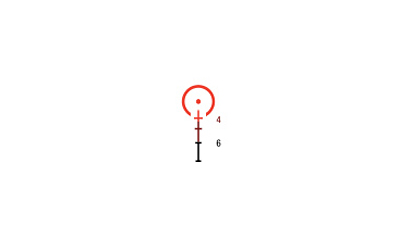Trijicon ACOG, 3X24mm, Dual Illuminated Red Horseshoe/Dot 223/55 Grain, Includes Q-LOC Mount, Matte Finish, Black — photo 4