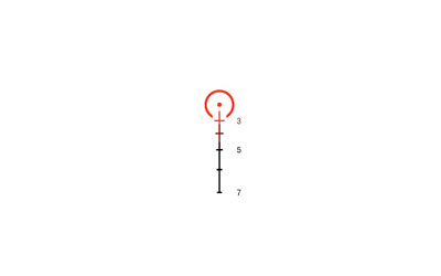 Trijicon ACOG, 3X24mm, Dual Illuminated Red Horseshoe/Dot 7.62X39/123 Grain, Includes Q-LOC Mount, Matte Finish, Black — photo 4