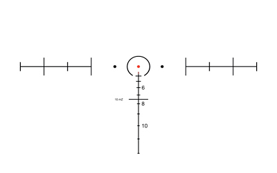 Trijicon ACOG Rifle Scope, 6X 48, Red Horseshoe Reticle .308, Flattop, TA75 Adapter, Matte Finish — photo 4