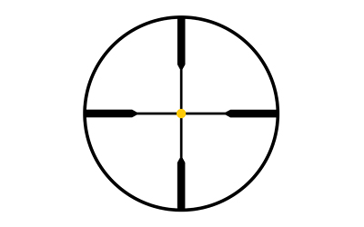 Trijicon AccuPoint 2.5-10x56mm Riflescope Standard Duplex Crosshair with Amber Dot, 30mm Tube, Matte Black, Capped Adjusters — photo 4