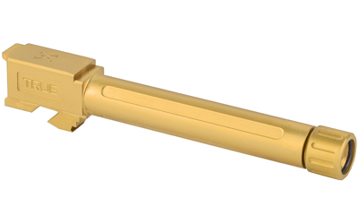 True Precision Barrel, 9MM, Gold, Thread Protector, Threaded, Fits Glock 17, Titanium Nitride — photo 2
