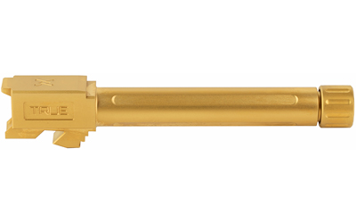 True Precision Barrel, 9MM, Gold, Thread Protector, Threaded, Fits Glock 17, Titanium Nitride — photo 3