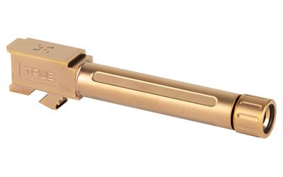 True Precision Threaded Barrel, 9MM, Fits Glock 19, Copper TiCN Finish, Includes Thread Protector — photo 2