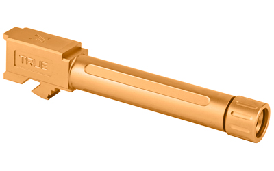 True Precision Barrel, 9MM, Gold Titanium Nitride, Threaded, Fits Glock 19 — photo 2