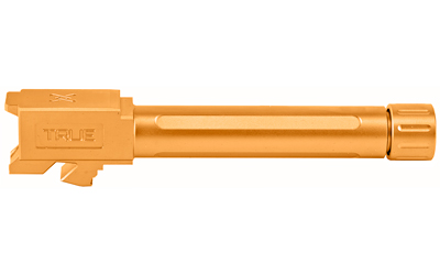 True Precision Barrel, 9MM, Gold Titanium Nitride, Threaded, Fits Glock 19 — photo 3