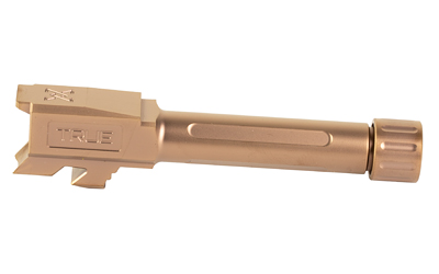 True Precision Threaded Barrel, 9MM, Fits Glock 43/43X, Copper TiCN Finish, Includes Thread Protector — photo 3