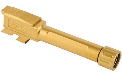 True Precision Threaded Barrel, 9MM, Gold, Fits Glock 43/43X, Titanium Nitride — photo 2