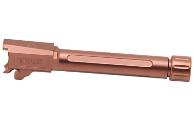True Precision Threaded Barrel, 9MM, Fits Sig P365XL, Copper TiCN Finish, Includes Thread Protector