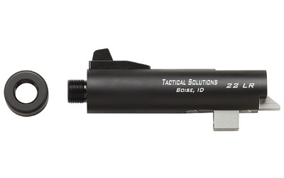 TacSol Trail-Lite Barrel, 22LR, 4" Threaded Barrel, Matte Black Finish, 1/2x28 Threads, Fits Browning Buck Mark