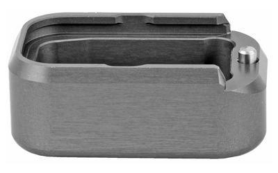 Taran Tactical Innovation Base Pad, Fits Glock 17/22, +3/+4, Small, Titanium Gray Finish — photo 2