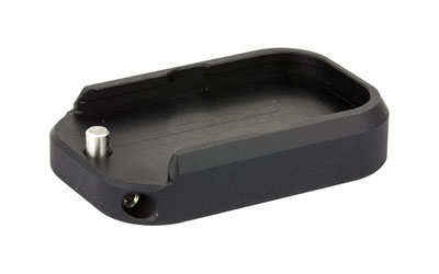Taran Tactical Innovation Base Pad, Fits Glock +0, 9/40 Double Stack, Black Finish