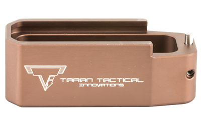 Taran Tactical Innovation PMAG Base Pad for AR15, +5, Coyote Bronze Finish